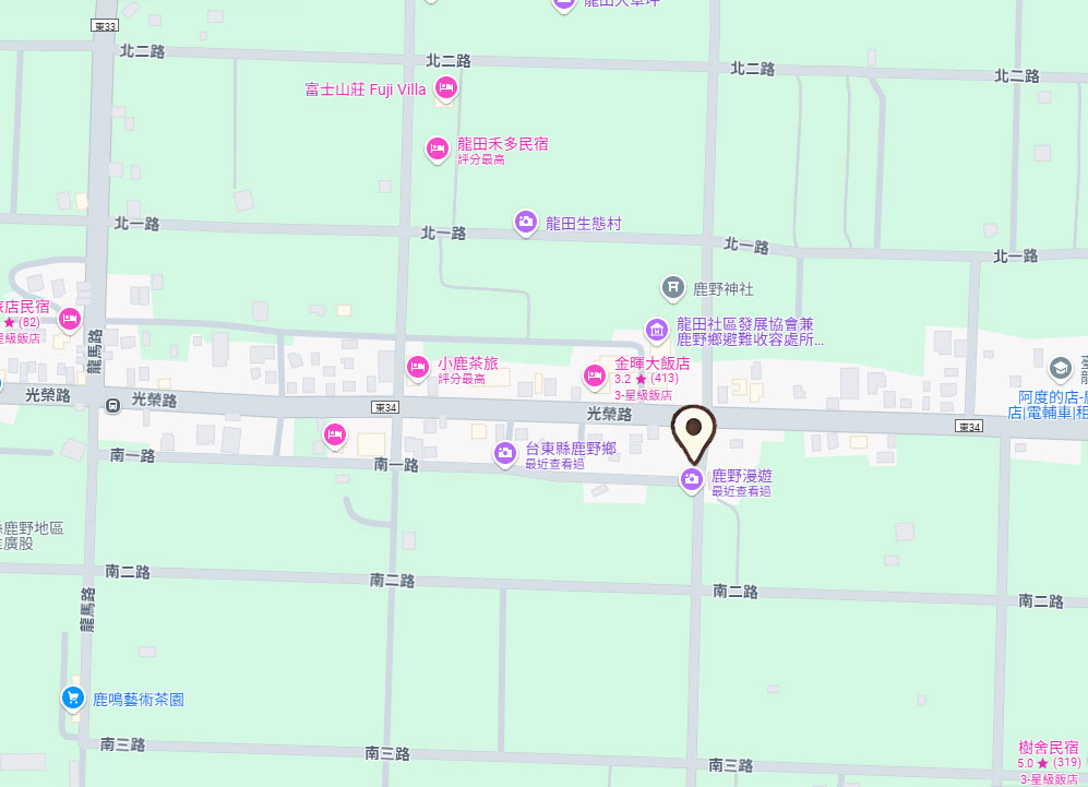 鹿野旅行企業株式会社 地図